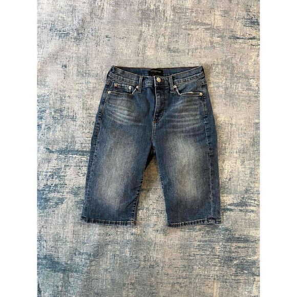 Banana Republic Distressed Faded Bermuda Shorts Size 2 / W26 - Picture 1 of 5